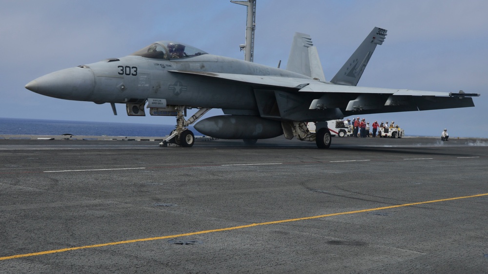 USS John C. Stennis (CVN 74) and USS Ronald Reagan (CVN 76) conduct dual aircraft carrier strike group operations