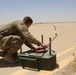 U.S. Soldiers prepare UAV for flight