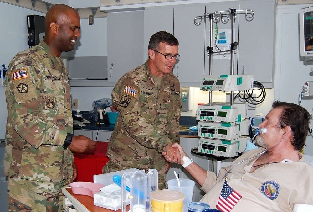 HRC visits veterans on Army Birthday