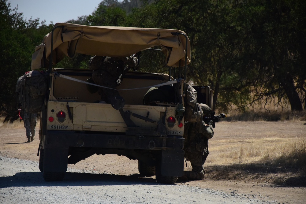 Hawaii Army National Guard Field Artillery Battalion conduct convoy operations