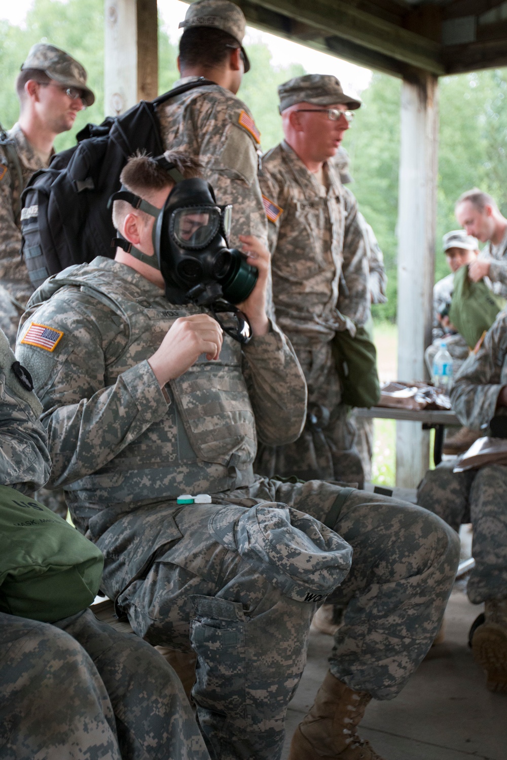 HSC 834th ASB Conducts NBC Training