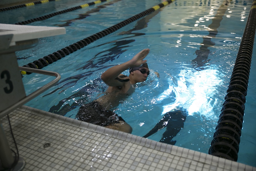 2016 DoD Warrior Games Swim Practice