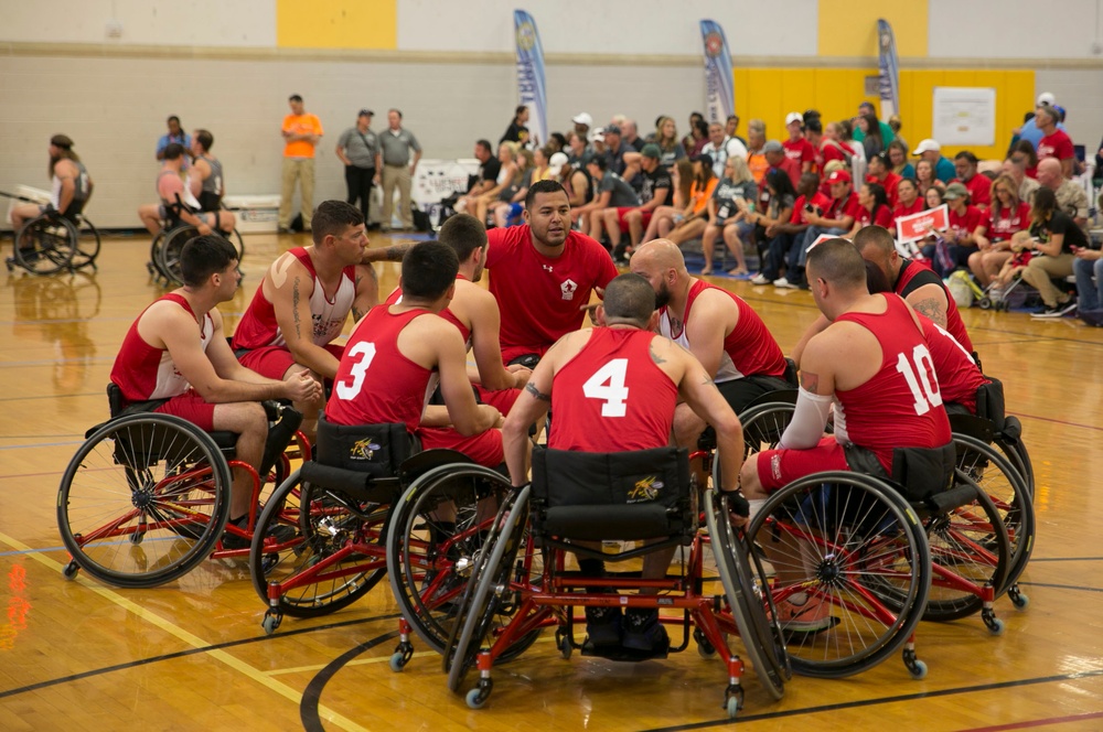 2016 DoD Warrior Games Wheelchair Basketball Game
