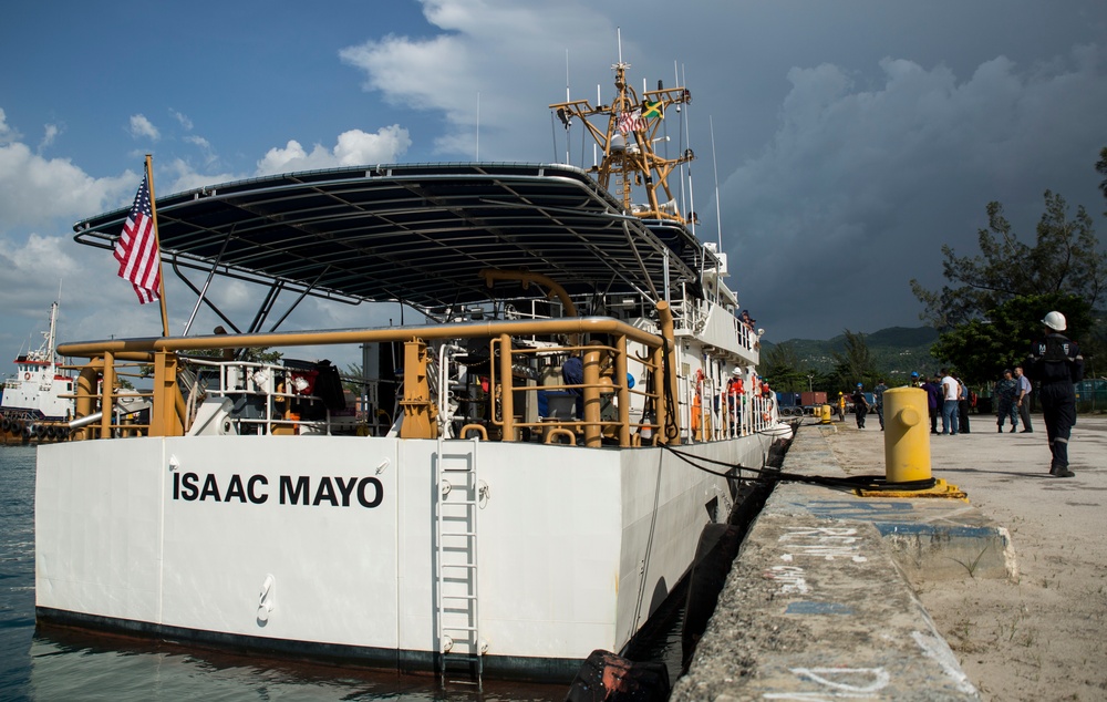 U.S. Coast Guard arrives in Jamaica for Tradewinds