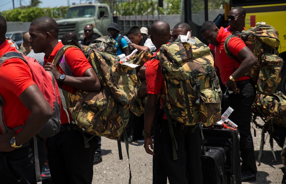 Service members arrive to Jamaica for Tradewinds