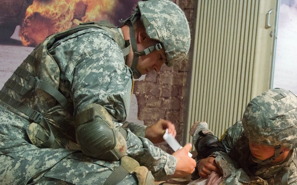 365th practices combat lifesaving skills