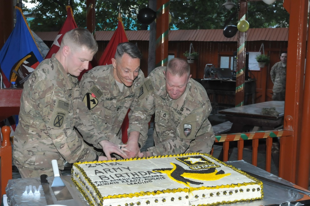 Resolute Support Celebrates 241st Army Birthday