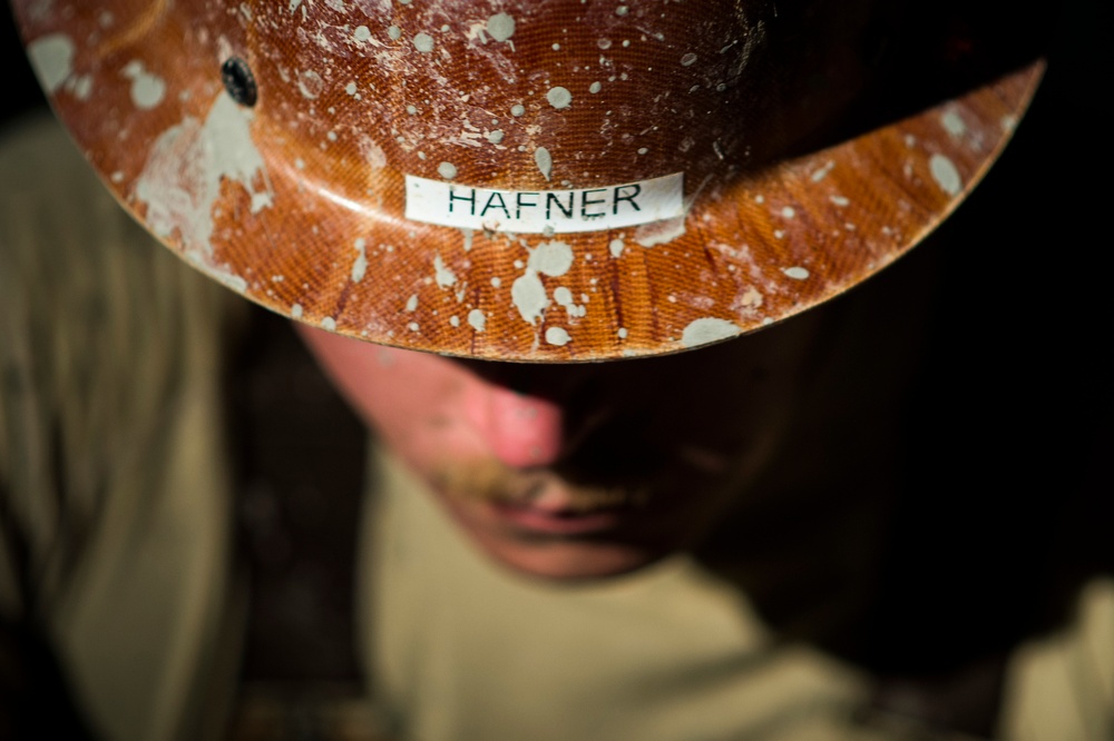 557th Expeditionary Red Horse Squadron Well Drillers