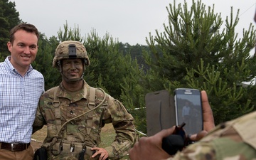 Sec. of Army visits 45th FAB in Poland