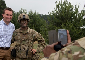 Sec. of Army visits 45th FAB in Poland