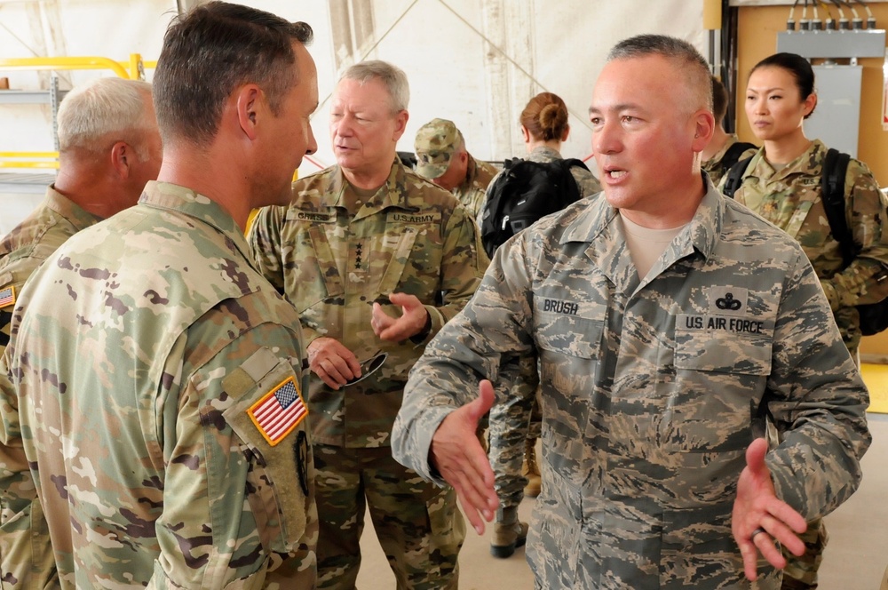 CNGB visits mobilized NG Soldiers at Fort Hood