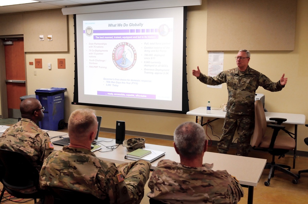 CNGB hold town hall at North Fort Hood for mobilized NG