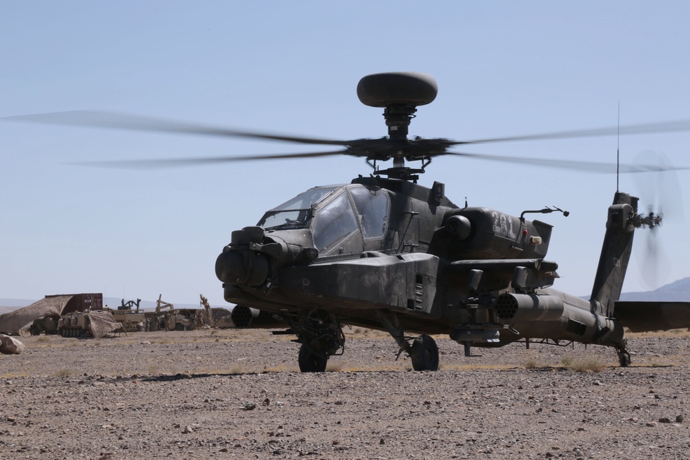 AH-64D Apache Longbow Prepares to Take off