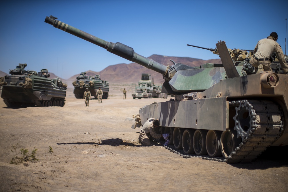 11th Marine Expeditionary Unit's Combined Arms Exercise 2016