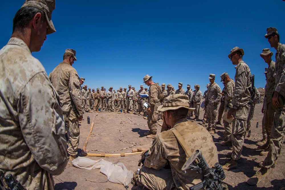 11th Marine Expeditionary Unit's Combined Arms Exercise 2016