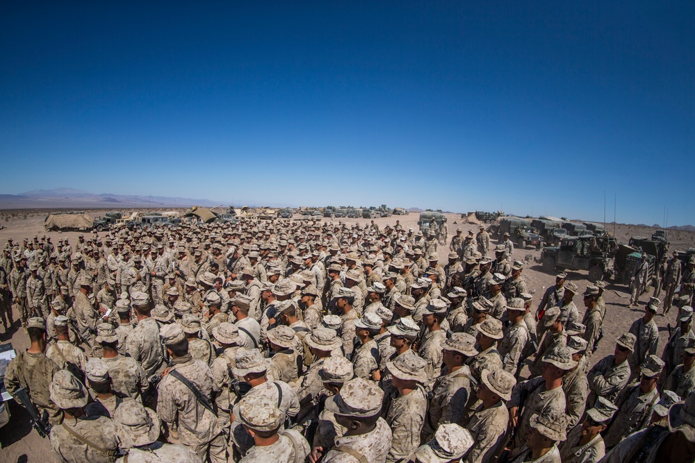 11th Marine Expeditionary Unit's Combined Arms Exercise 2016