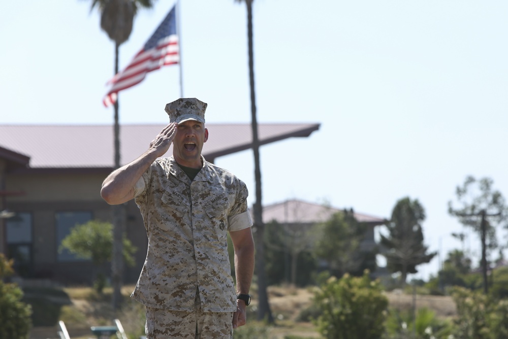 1st Marine Raider Support Battalion Change of Command