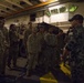 U.S. Marines and soldiers tour Australian landing craft aboard HMAS Adelaide