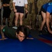 U.S. and Australian forces compete in team fitness challenge aboard HMAS Adelaide
