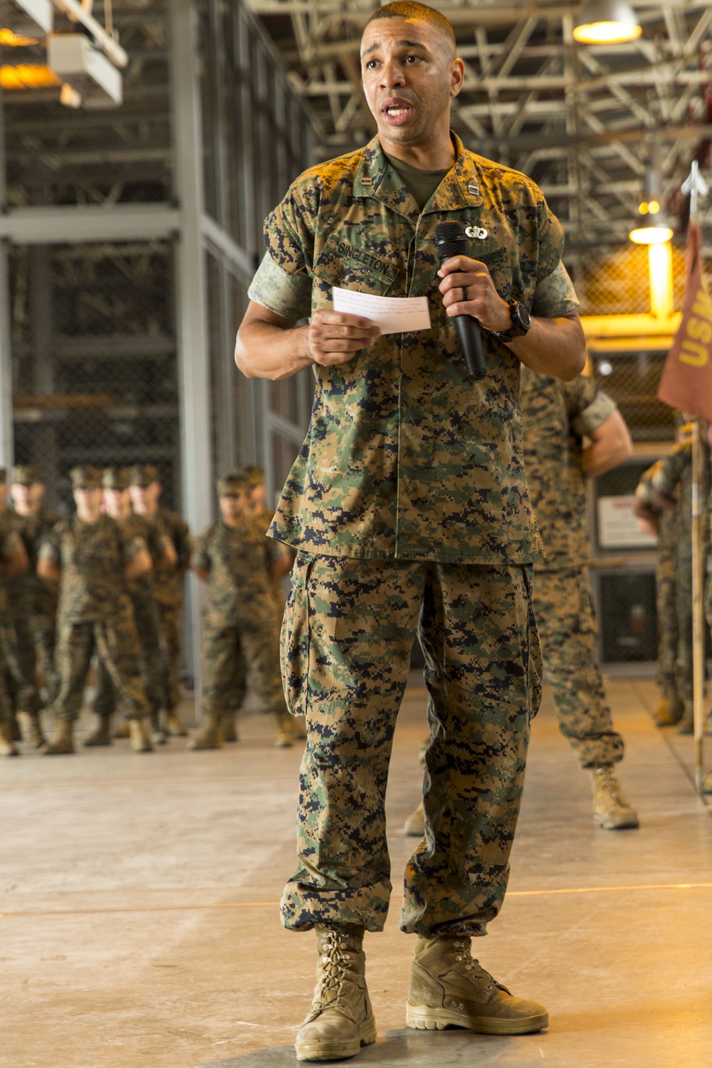 CLC-36 passes guidon to new commanding officer
