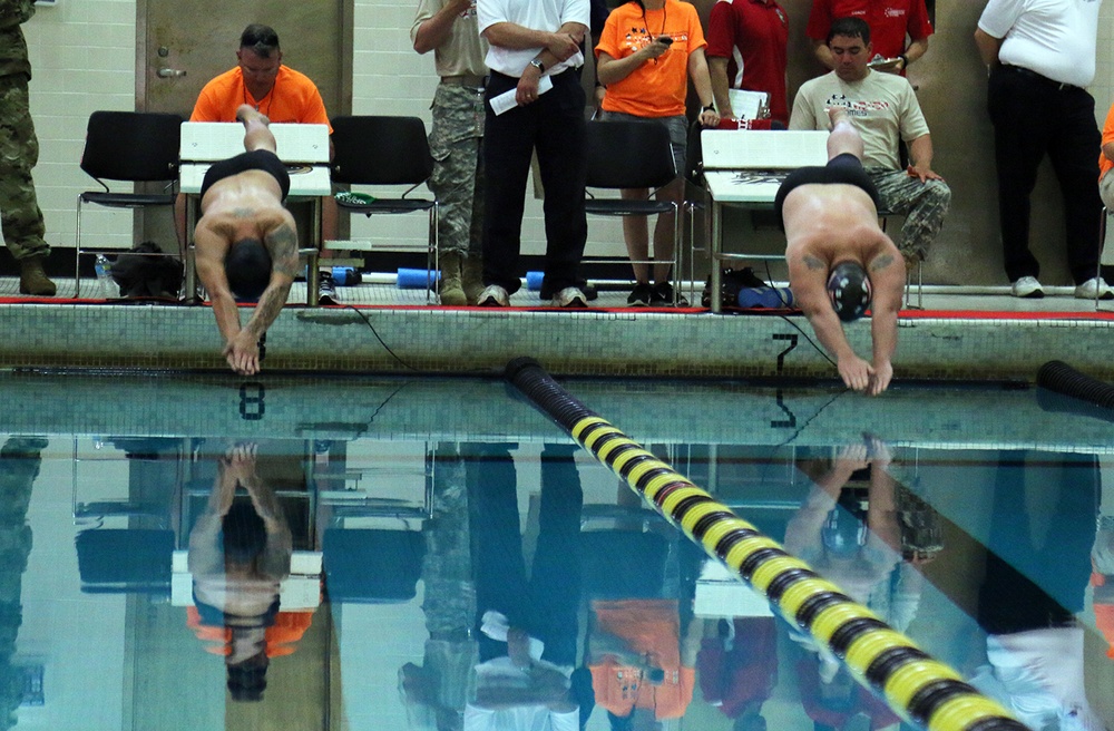 2016 DoD Warrior Games Swimming Competition