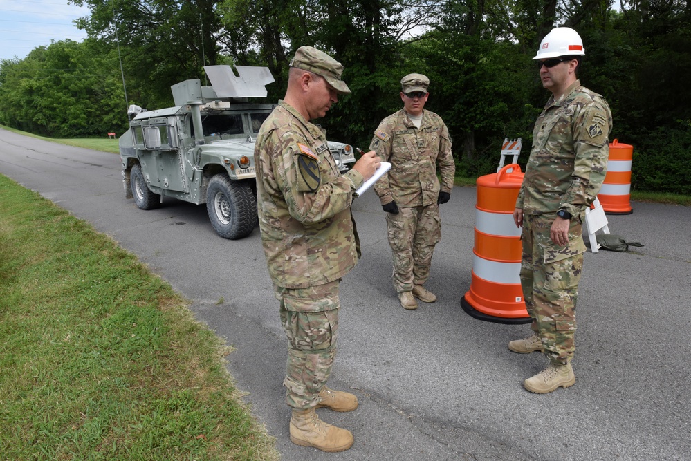National Guard conducts security assistance exercise at Old Hickory Dam