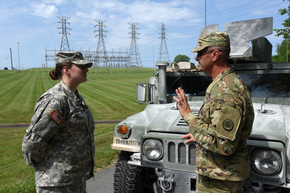 National Guard conducts security assistance exercise at Old Hickory Dam