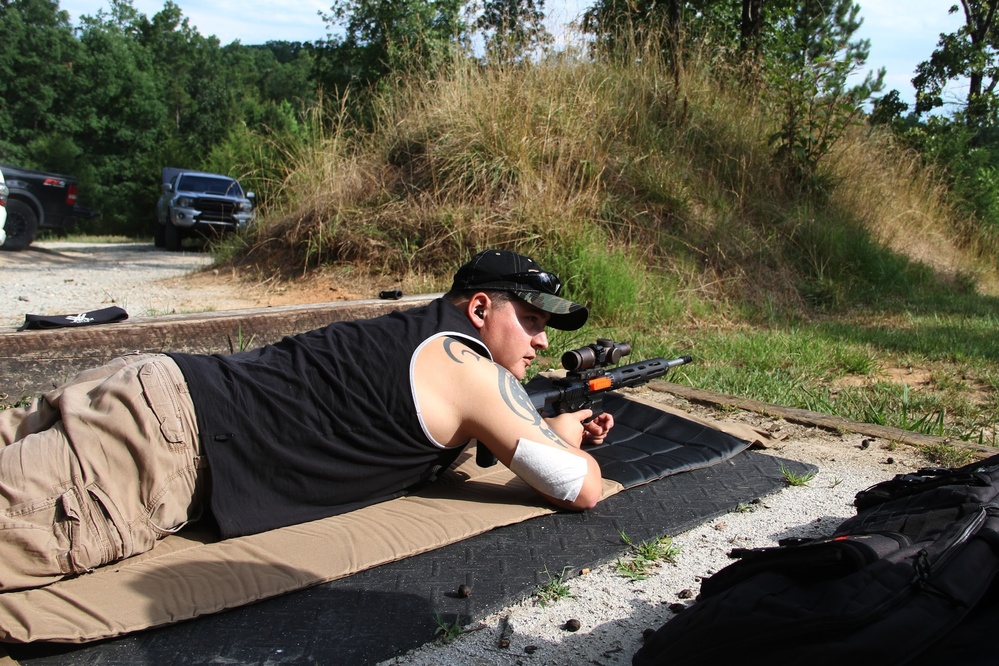3-15 Soldier competes  at 3-gun regionals