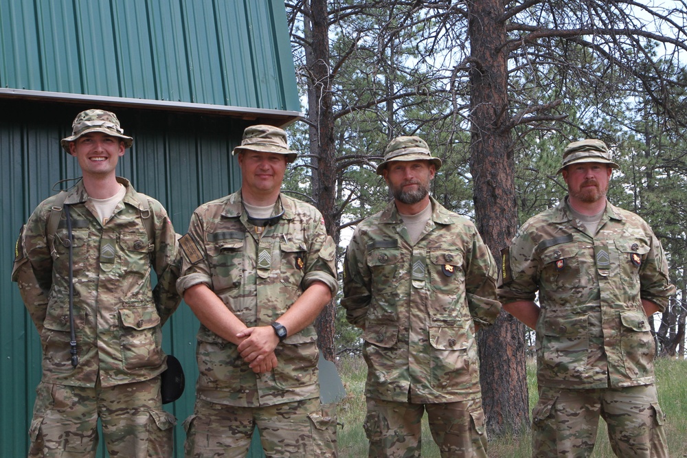 Danish Home Guard instructs urban patrol training