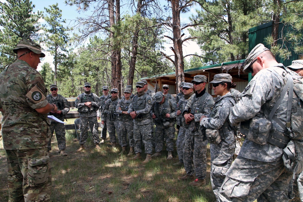 Danish Home Guard instructs urban patrol training