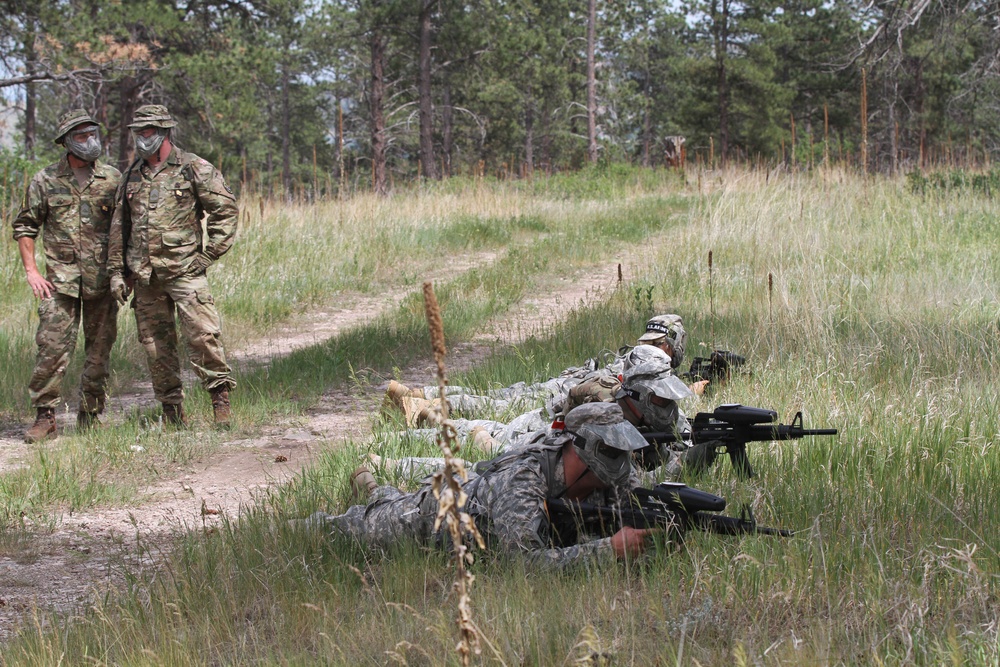 Danish Home Guard instructs urban patrol training