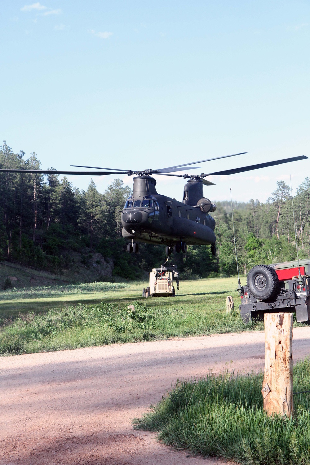 Sling Load operation essential to engineer mission
