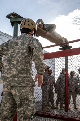 High School JROTC cadets start their summer at leadership camp