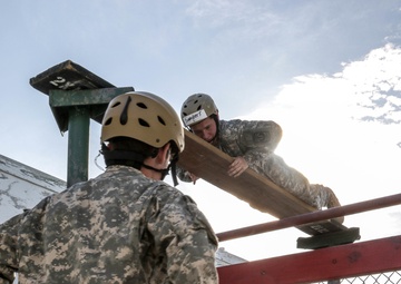 High School JROTC cadets start their summer at leadership camp
