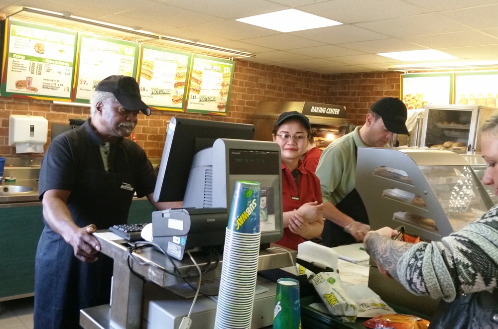 Vietnam veteran serves up sandwiches, stories at Hohenfels Subway