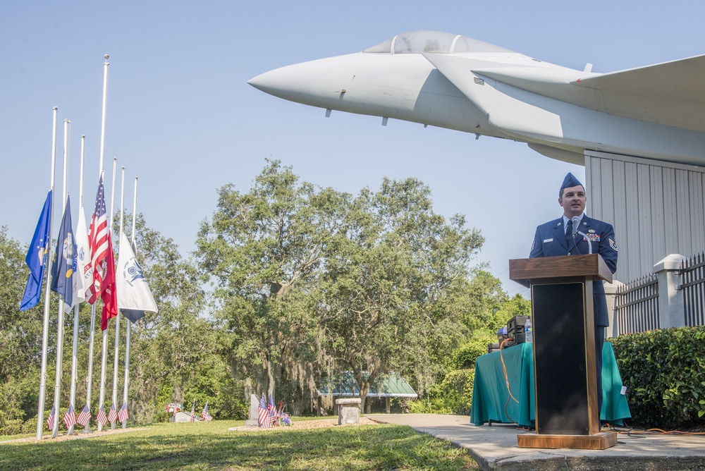 Khobar Towers victim honored at F-15 rededication