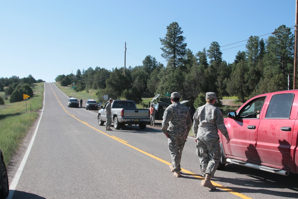 New Mexico National Guard Responds to the Dog Head Fire
