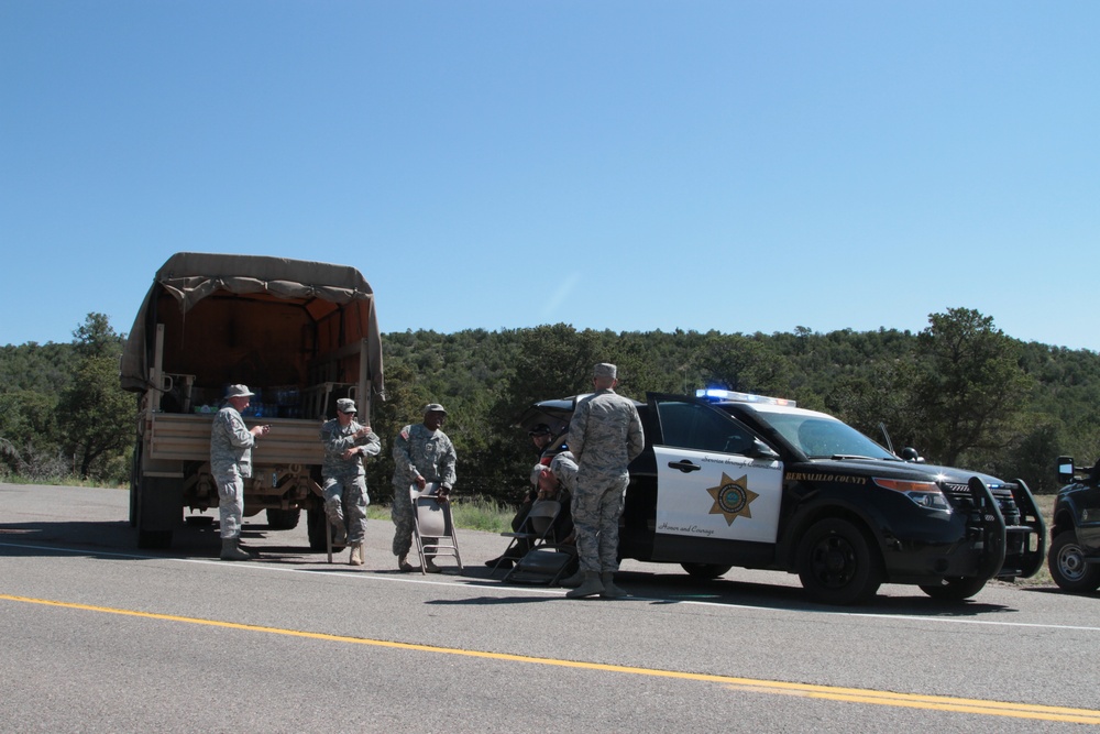 New Mexico National Guard Responds to the Dog Head Fire