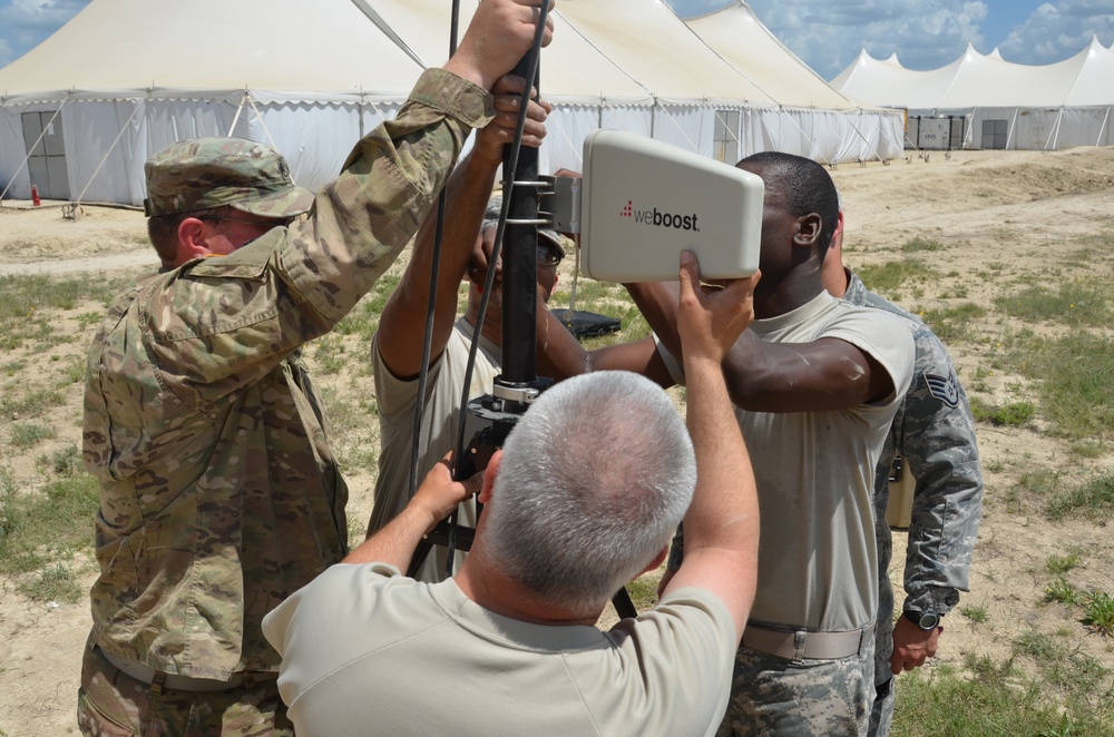184th Sustainment Command and 255th Air Control Support Work Side by Side during MiBT