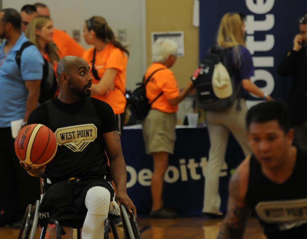 Army vs USMC wheelchair basketball