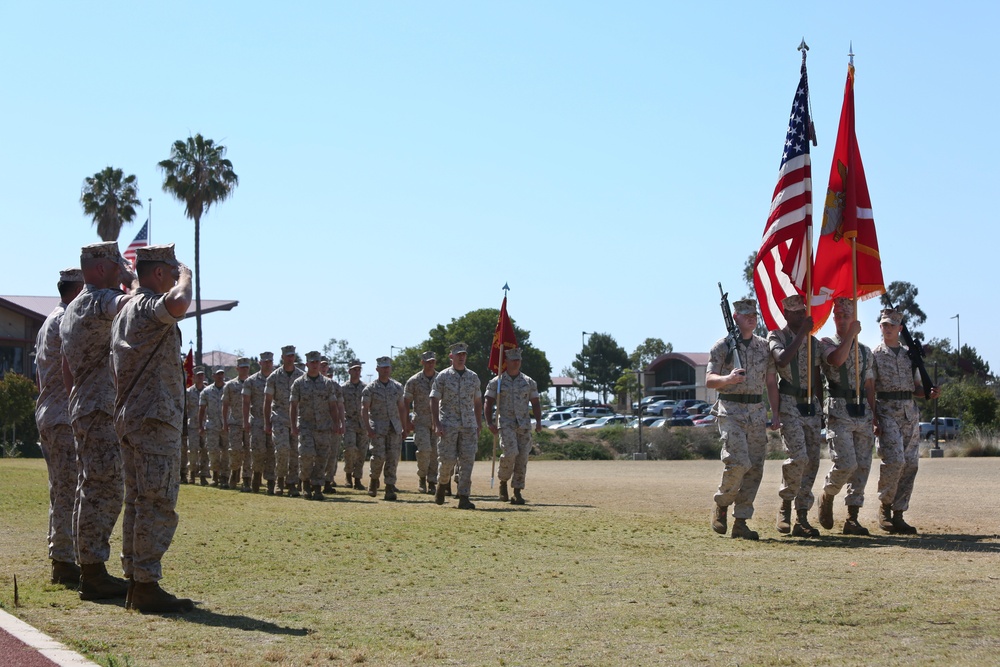 1st Marine Raider Support Battalion Change of Command