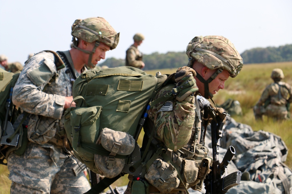 82nd Airborne paratroopers jump into Gabon, CA16