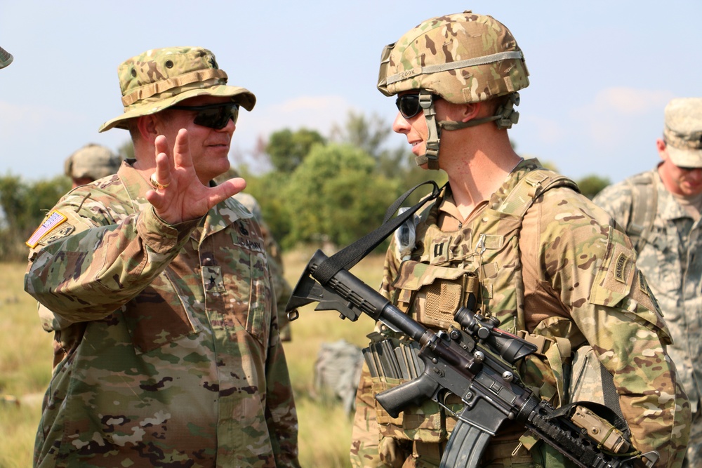 82nd Airborne paratroopers jump into Gabon, CA16