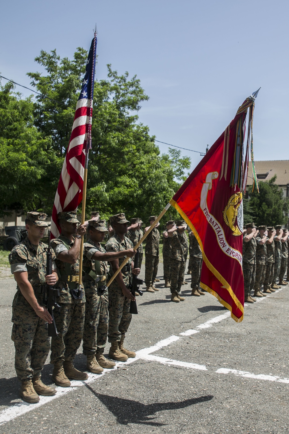BSRF: Ceremony honors Romanian, U.S. Marine partnership.