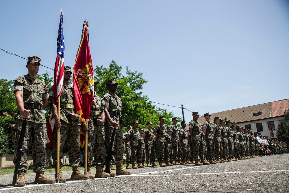 BSRF: Ceremony honors Romanian, U.S. Marine partnership