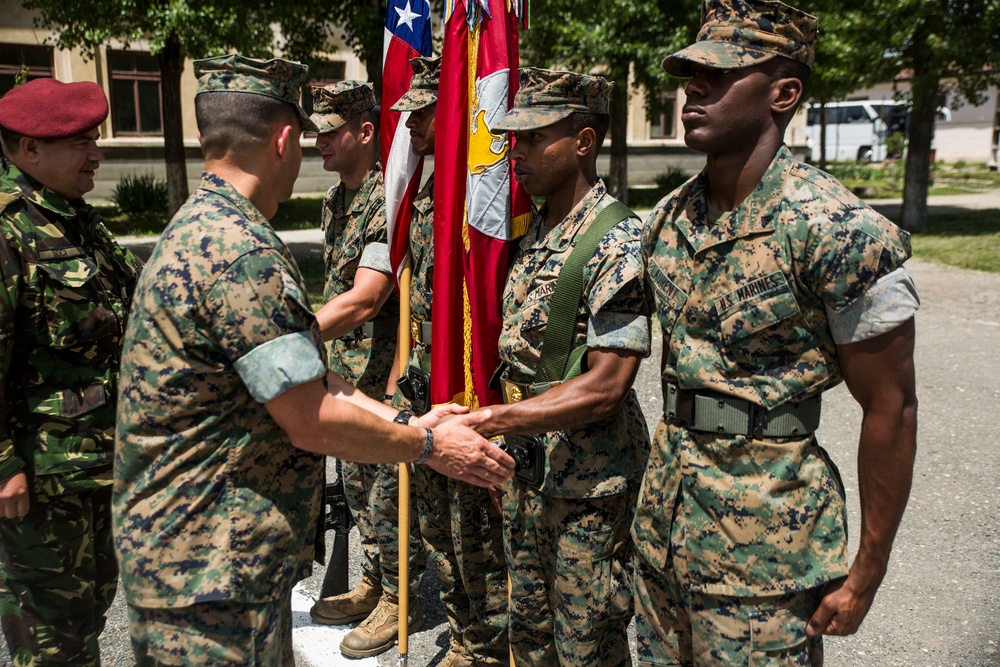 BSRF: Ceremony honors Romanian, U.S. Marine partnership