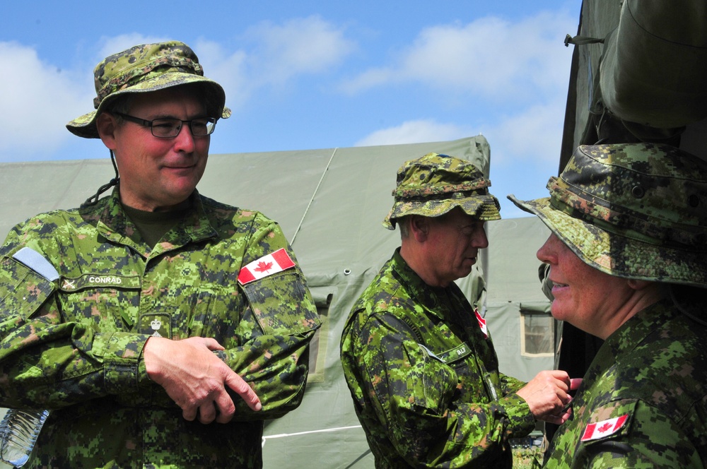 Canadian Army Colonel Visit