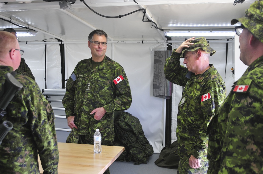 Canadian Army Colonel Visit