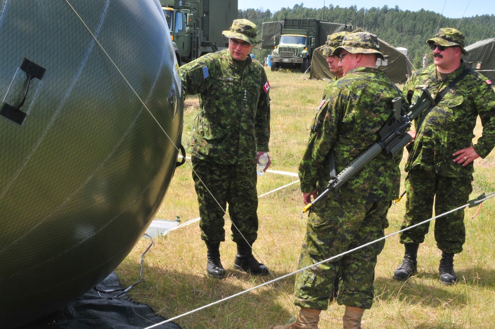 Canadian Army Colonel Visit