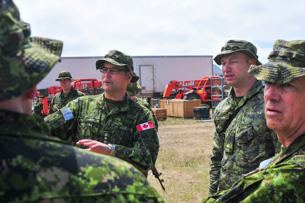 Canadian Army Colonel Visit